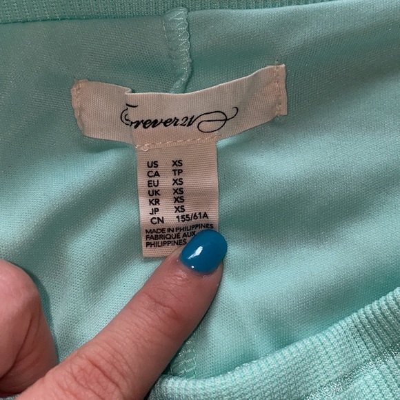 Mint Skater Forever 21 Skirt - Picture 2 of 2